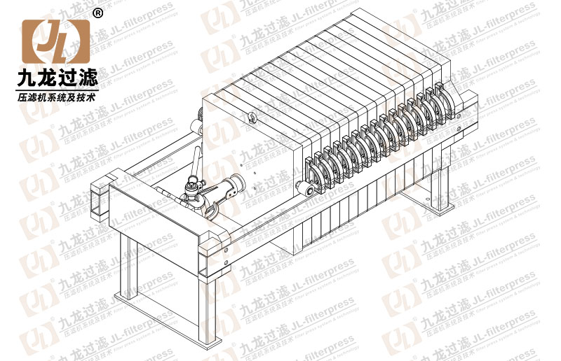 X500廂式手動壓濾機(jī)